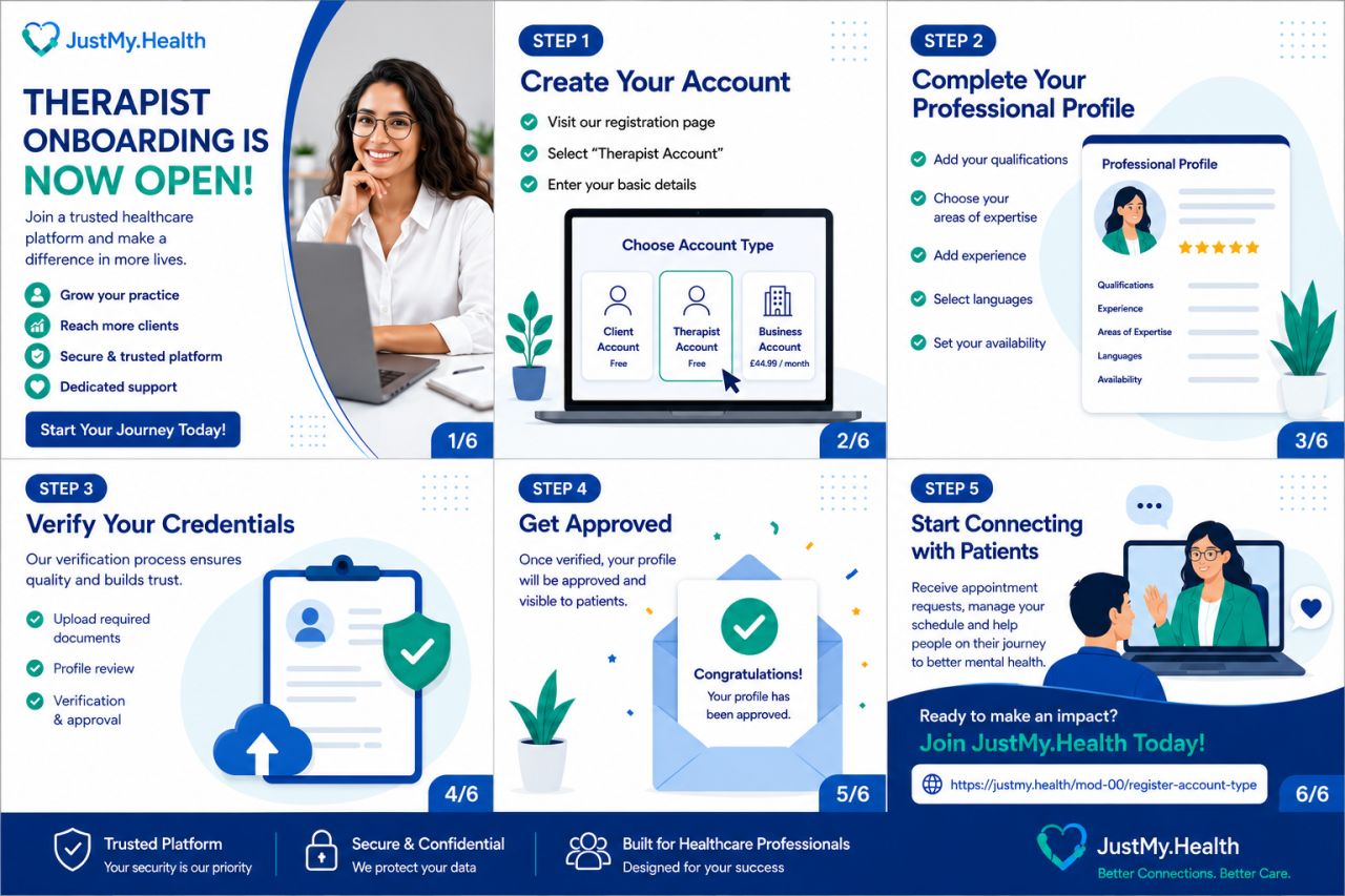 🚀 𝗧𝗵𝗲𝗿𝗮𝗽𝗶𝘀𝘁 𝗢𝗻𝗯𝗼𝗮𝗿𝗱𝗶𝗻𝗴 𝗶𝘀 𝗢𝗳𝗳𝗶𝗰𝗶𝗮𝗹𝗹𝘆 𝗢𝗽𝗲𝗻 𝗮𝘁 𝗝𝘂𝘀𝘁𝗠𝘆.𝗛𝗲𝗮𝗹𝘁𝗵!